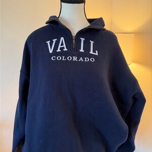 Vail Colorado Men's Navy Sweater
